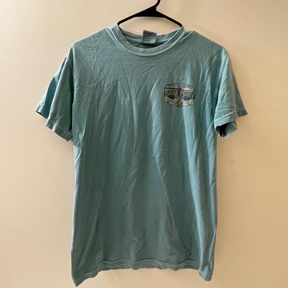 Dana Point Harbor California Surfer Graphic T‎ Shirt Mens S Comfort Colors